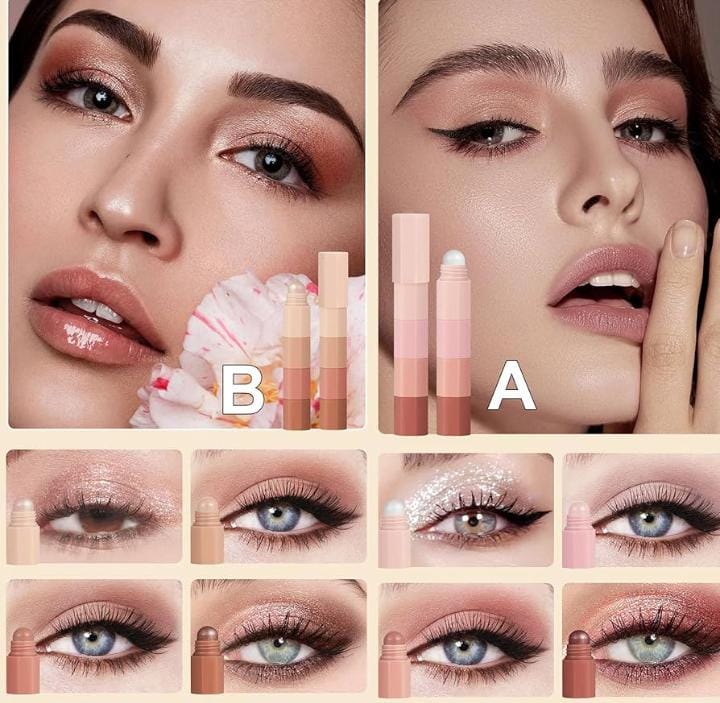 (one pcs ) 4 in 1 eye makeup pen (random color)  without box