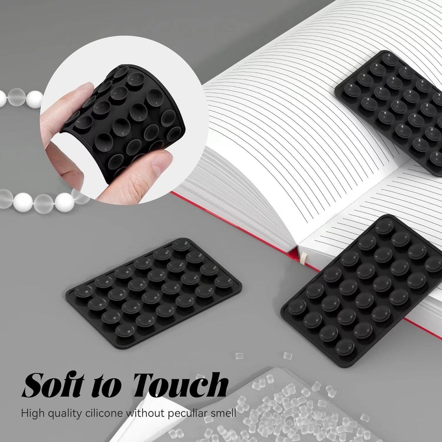Silicone Suction Mobile Grip Holder Double Side Phone Stick Mat