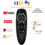 Wireless Air Mouse with Gyroscope Voice Remote for TV Box Laptop