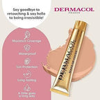 Foundation, Dermacol Makeup Cover, Waterproof Liquid, Smooth Finish Coverage