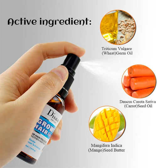 Hair Nourishing Oil Spray, for Hair Care and Scalp Support -  30ml