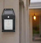Solar Tungsten Filament Lamp, Outdoor Intelligent Induction Wall Lamp for Courtyard, Garden,