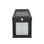 Solar Tungsten Filament Lamp, Outdoor Intelligent Induction Wall Lamp for Courtyard, Garden,