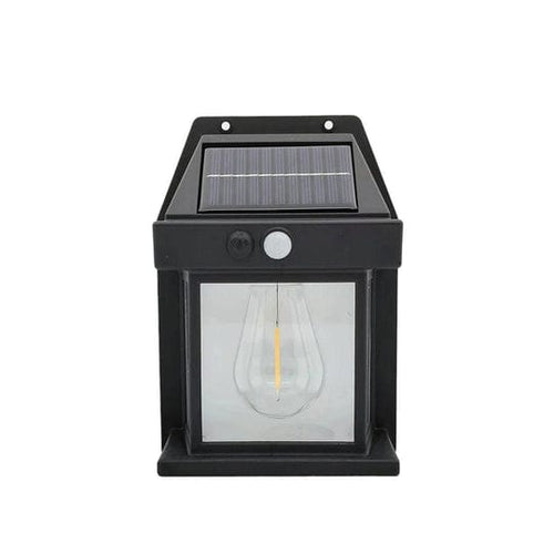 Solar Tungsten Filament Lamp, Outdoor Intelligent Induction Wall Lamp for Courtyard, Garden,