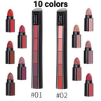 Lipstick, Colors Matte Finish Compact - Set 10