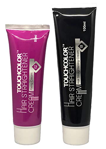 Hair Straightening Cream, Touchcolor DIY Home Hair Straightener - 180ml