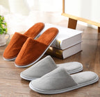 Slippers, Soft Plush Lightweight EVA Sole Comfortable Indoor Wear