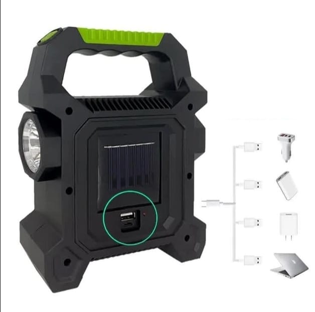 Torch, Portable LED with COB Light USB Charging Outdoor Camping Light