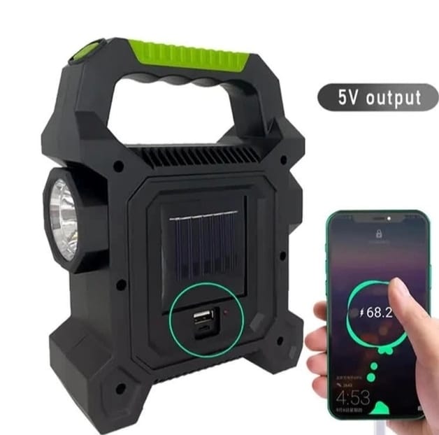 Torch, Portable LED with COB Light USB Charging Outdoor Camping Light