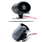 Car Anti Theft Alarm Siren, High Decibel Horn Speaker - 12V