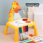 Mini Art Drawing Board LED Projector Painting Table for Kids