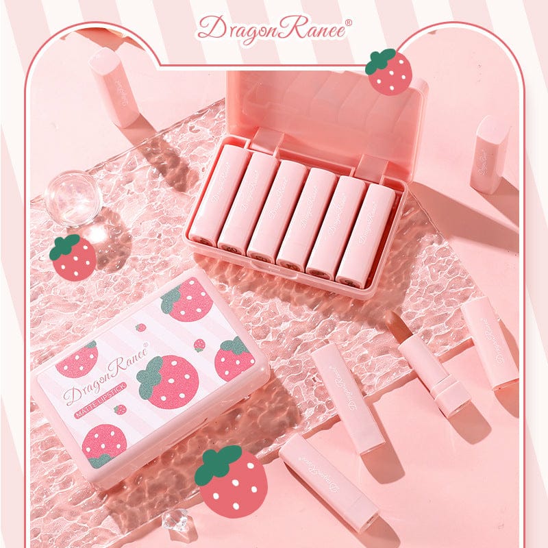 6 Pcs Dragon Ranee Matte Lipstick Set, Pack of 6