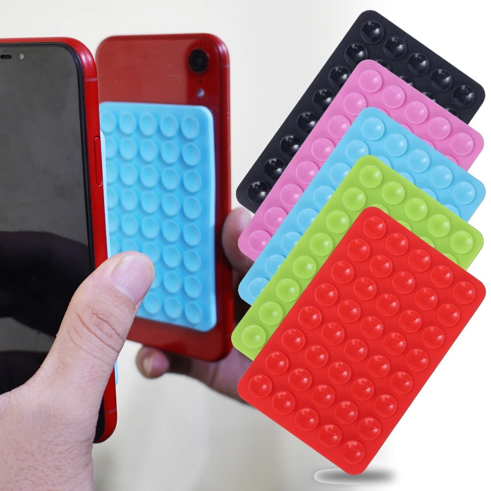 Silicone Suction Cup Mobile Phone Holder Square Anti Slip Mount