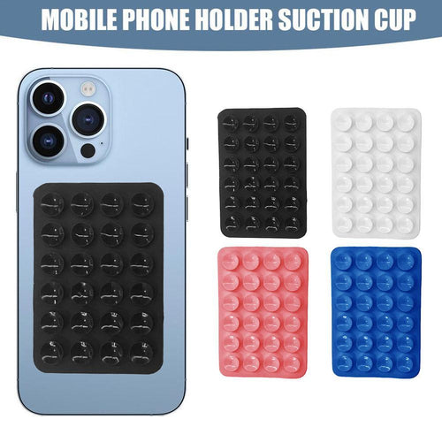 Silicone Suction Cup Mobile Phone Holder Square Anti Slip Mount