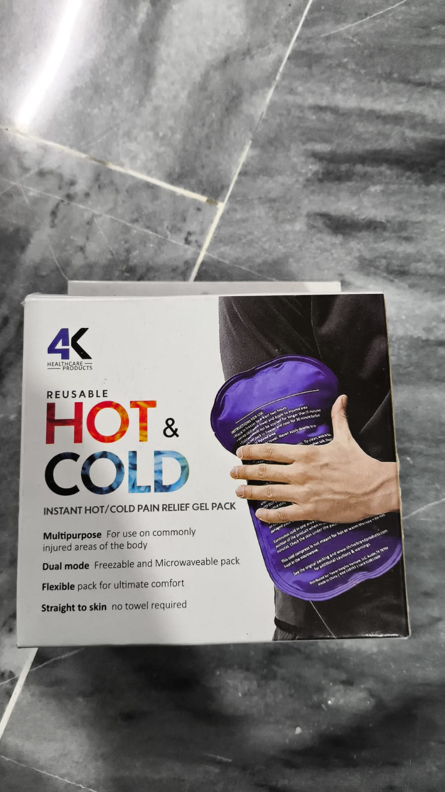 Hot & Cold Gel Therapy Pack Reusable Ice Pack Pain Relief