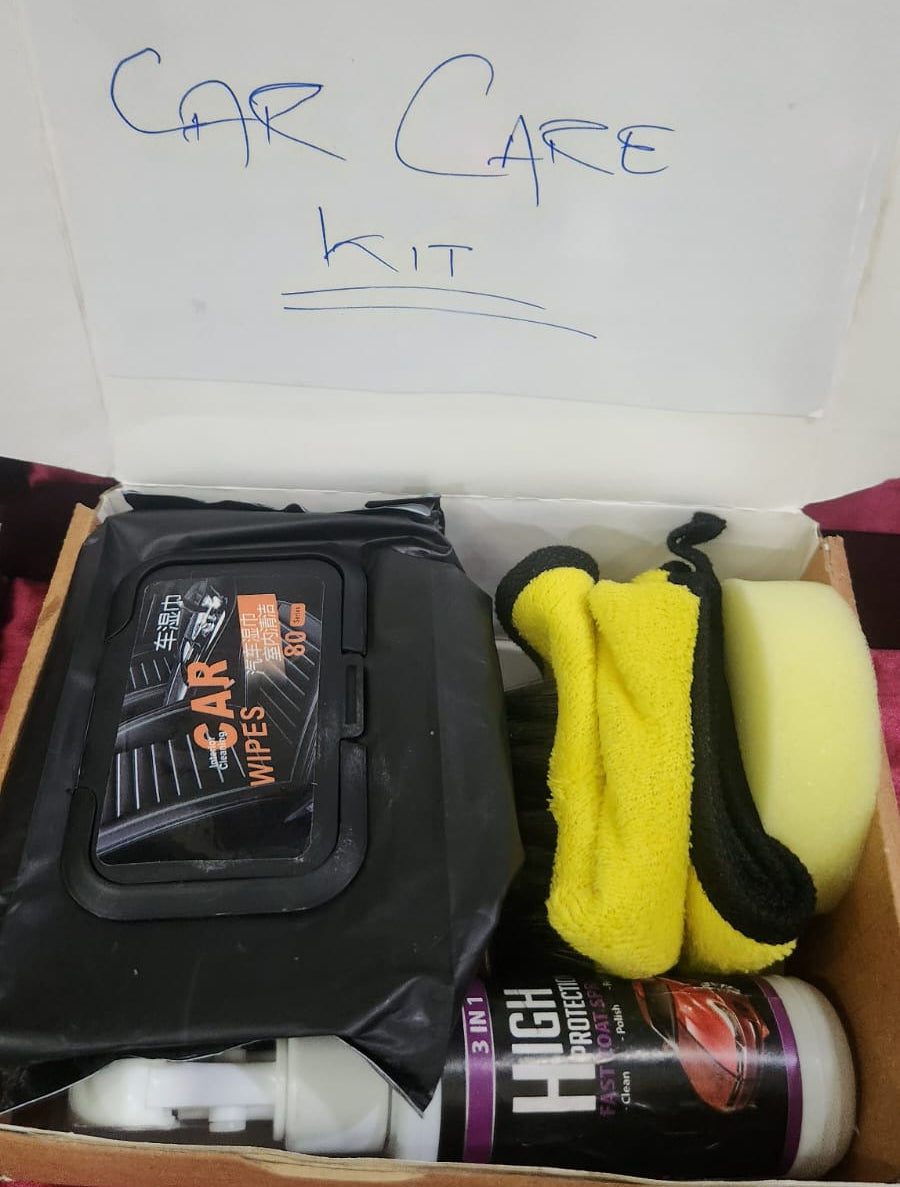 Complete Car Care Cleaning Kit – Interior &amp; Exterior