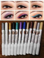 Violet Glitter Eye Shadow Pencil Set – 6 or 12 Shades