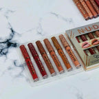 Pack Of 6 Nude High Pigment Matte Lipgloss Soft &amp; Matte Texture Hydrating Lipgloss (Random Color)