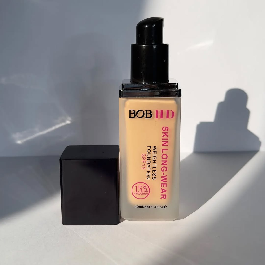 Bob Liquid Foundation 40ml, Full Coverage Creamy Finish