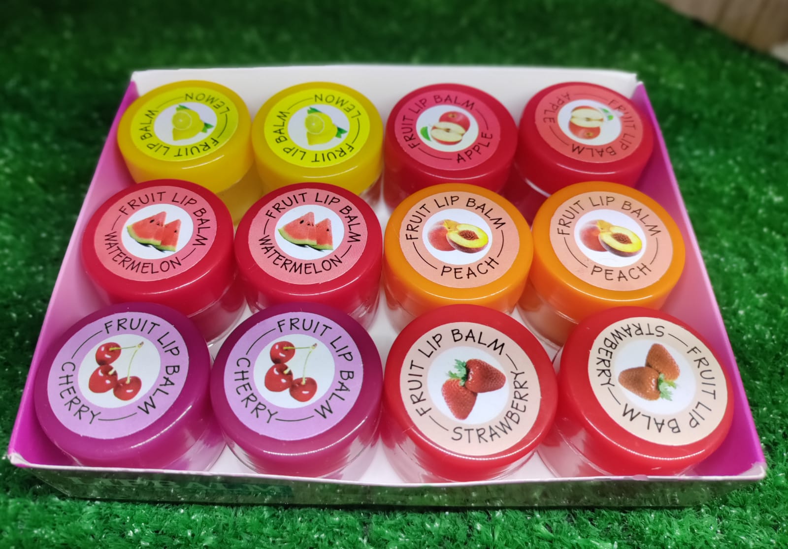 Fruity Delight Lip Balm, Glossy Finish for Soft, Hydrated Lips ( Random Color ) - Pack Of 02