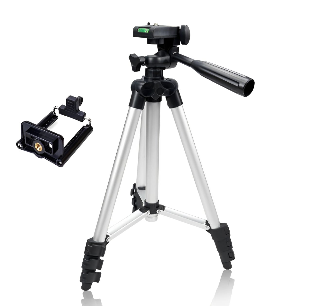 Tripod Stand, 3.5 Feet with Mobile Holder and Bag