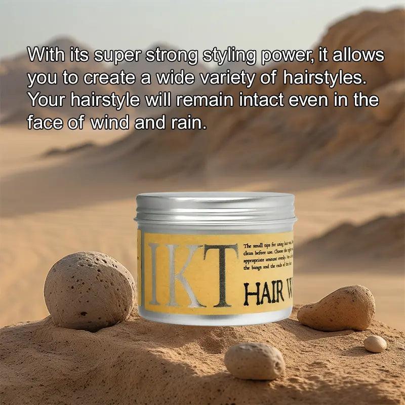 IKT Hair Styling Gel Wax, Styling Hair Frizz Fixed Fluffy for Unisex