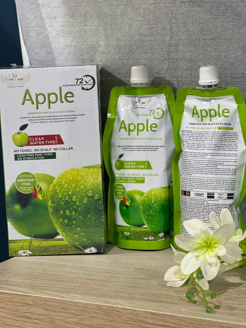 Apple Ammonia-Free Black Hair Color Cream – 1000ml
