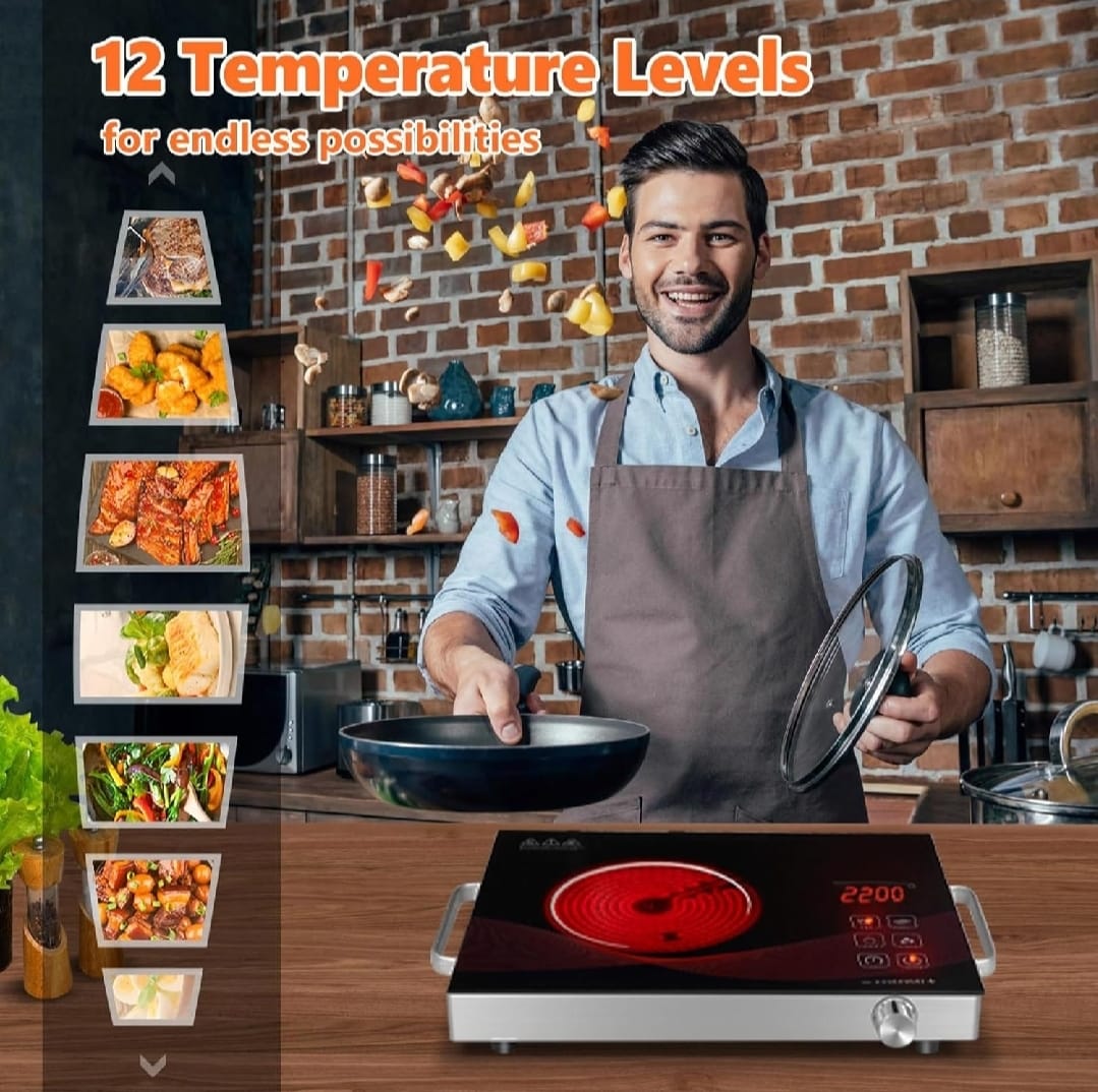 Ancher Plus SV-605 Infrared Cooker 3500W Digital Display Hot Plate