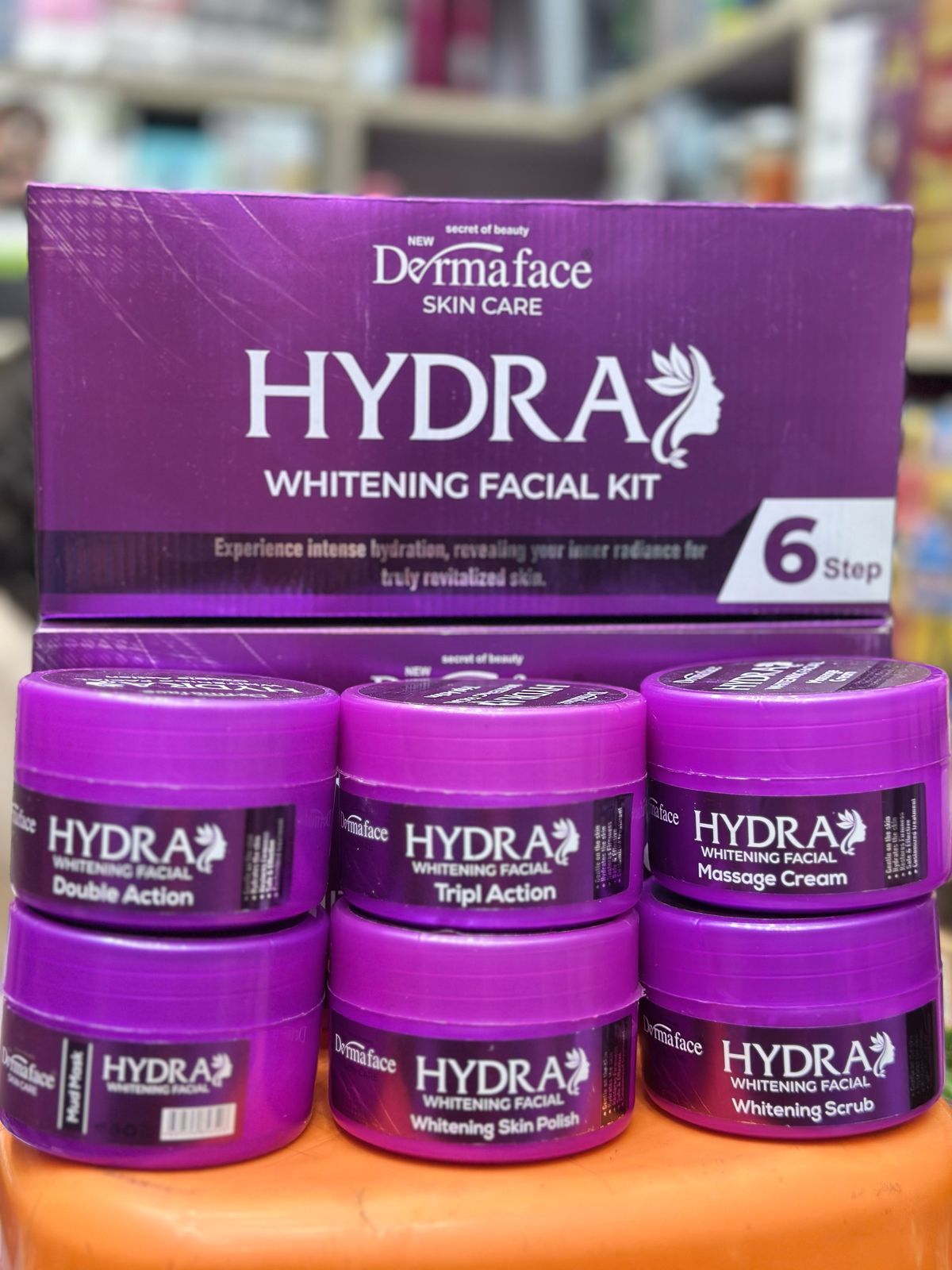 Derma Face Hydra Facial Kit – 6 Step Glow Care