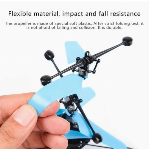 Infrared Induction LED Helicopter,  Hand Sensor Controlled, Rechargeable Flying Toy