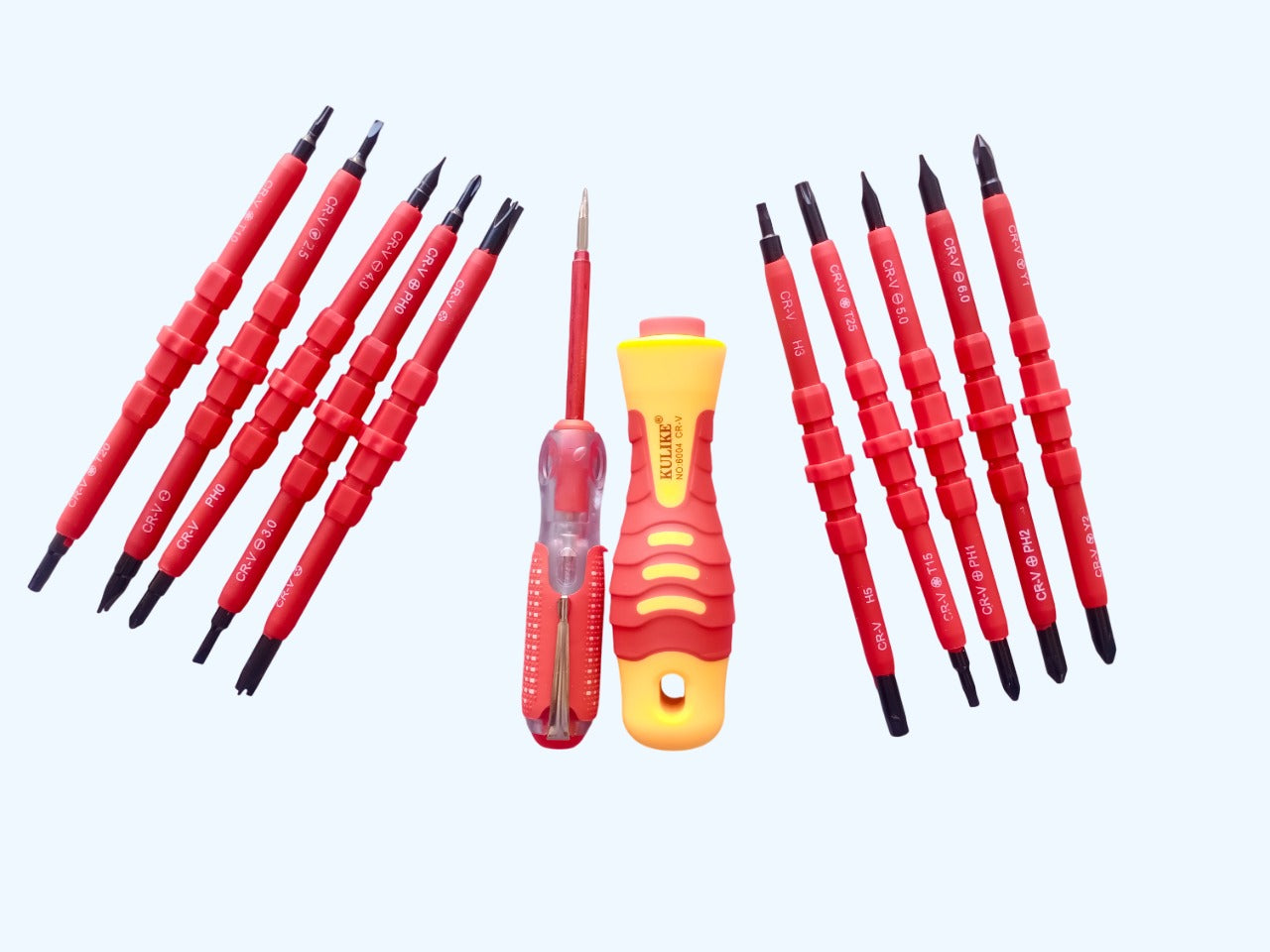Screwdriver, Electrician Slotted Bits Tool Kit