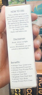 Organa Touch Underarm Brightening Cream – 100ml