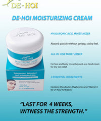 DE-HOI Moisturizing Cream, 100g, Rejuvenated, Refreshed, Brightening