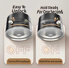 Double Sided Folding Swivel Magnetic Phone Holder with Vacuum Suction