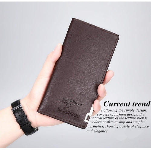 Wallet, Kangro Ultra Slim Long Purse for Men
