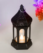 Antique Black Candle Lamp, Atmosphere Decoration Creative, Portable Night Light