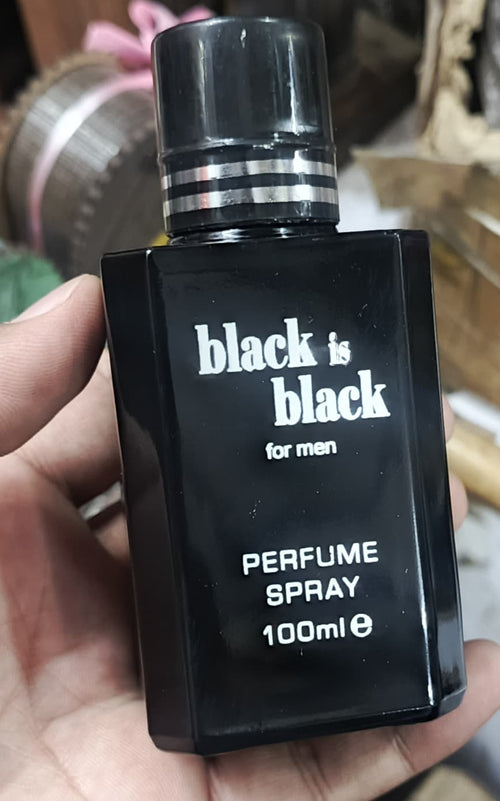 Black Is Black Eau De Parfum, Fresh Spicy Woody, for Men 100ml
