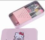 Kitty Style Brushes, Makeup,  7 Piece Makeup Brush Kit with Synthetic Bristles
