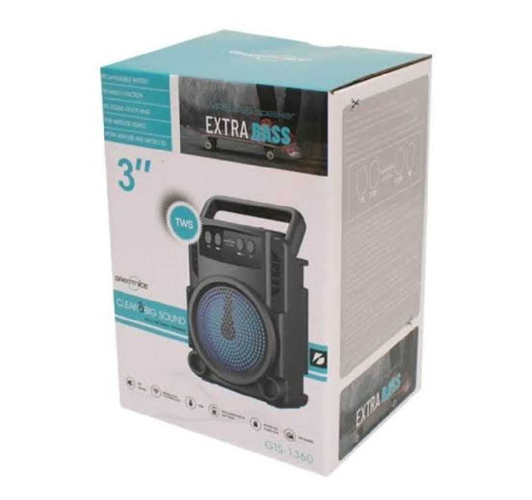 Portable Speaker, Rechargeable Mini Wireless Bluetooth With FM Radio USB