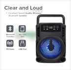 Portable Speaker, Rechargeable Mini Wireless Bluetooth With FM Radio USB