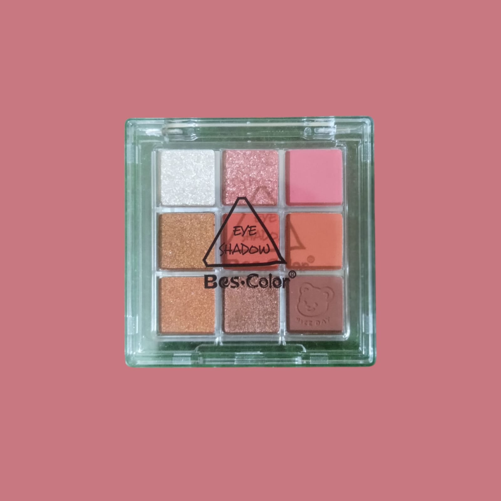 9 Colors Eyeshadow Palette – Multicolor Matte &amp; Glitter | Cream-Based