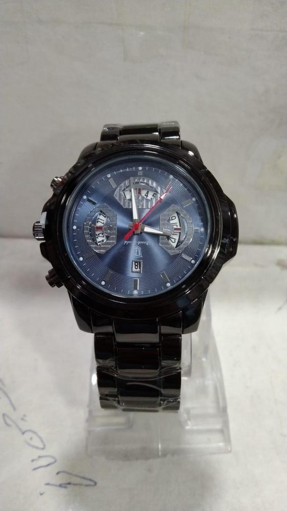 Watch, Stainless Steel Dial and Box, for Men