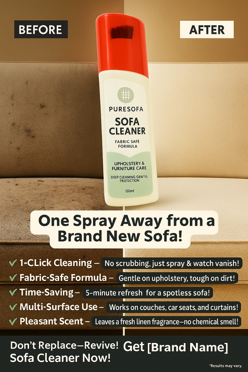 Puresof Fabric Safe Sofa Cleaner and Stain Remover