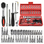 Professional Socket Wrench, with Ratchet Handle, Tool Set