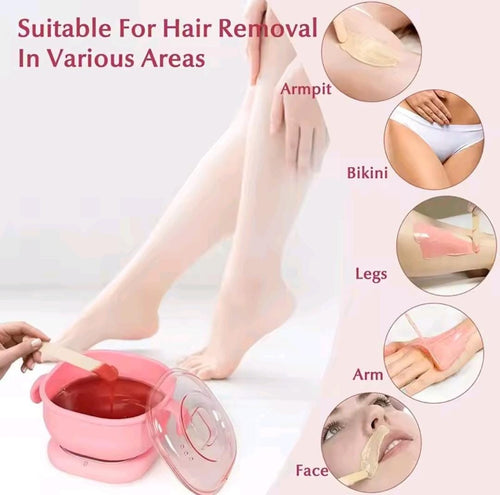 Silicone Wax Warmer, Travel-Friendly Hair Removal Heater for Body