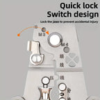 Electric Plass, Foldable 8 in 1 Wire Stripping Tool Multi Function