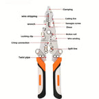 Electric Plass, Foldable 8 in 1 Wire Stripping Tool Multi Function