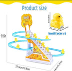 Duck Slide Toy Set, Funny Automatic Stair