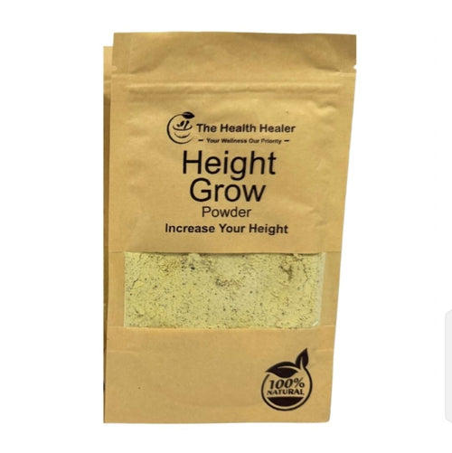 The Health Healer Height Grow Powder - 100% Natural Height Increase Supplement- 50G