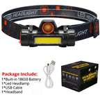Rechargeable LED Headlamp, Waterproof Dual Mode with Magnetic Base